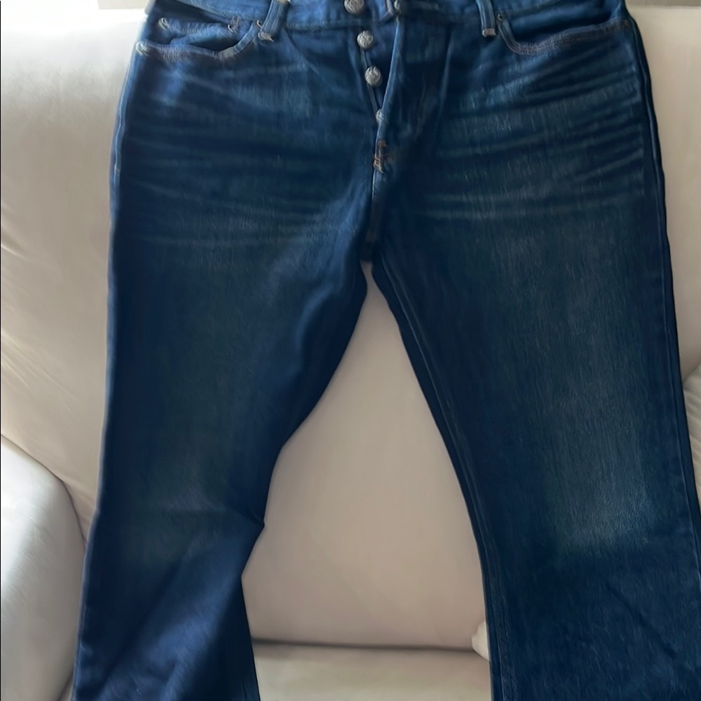 Hollister Blue Bootcut Jeans with Indigo Wash